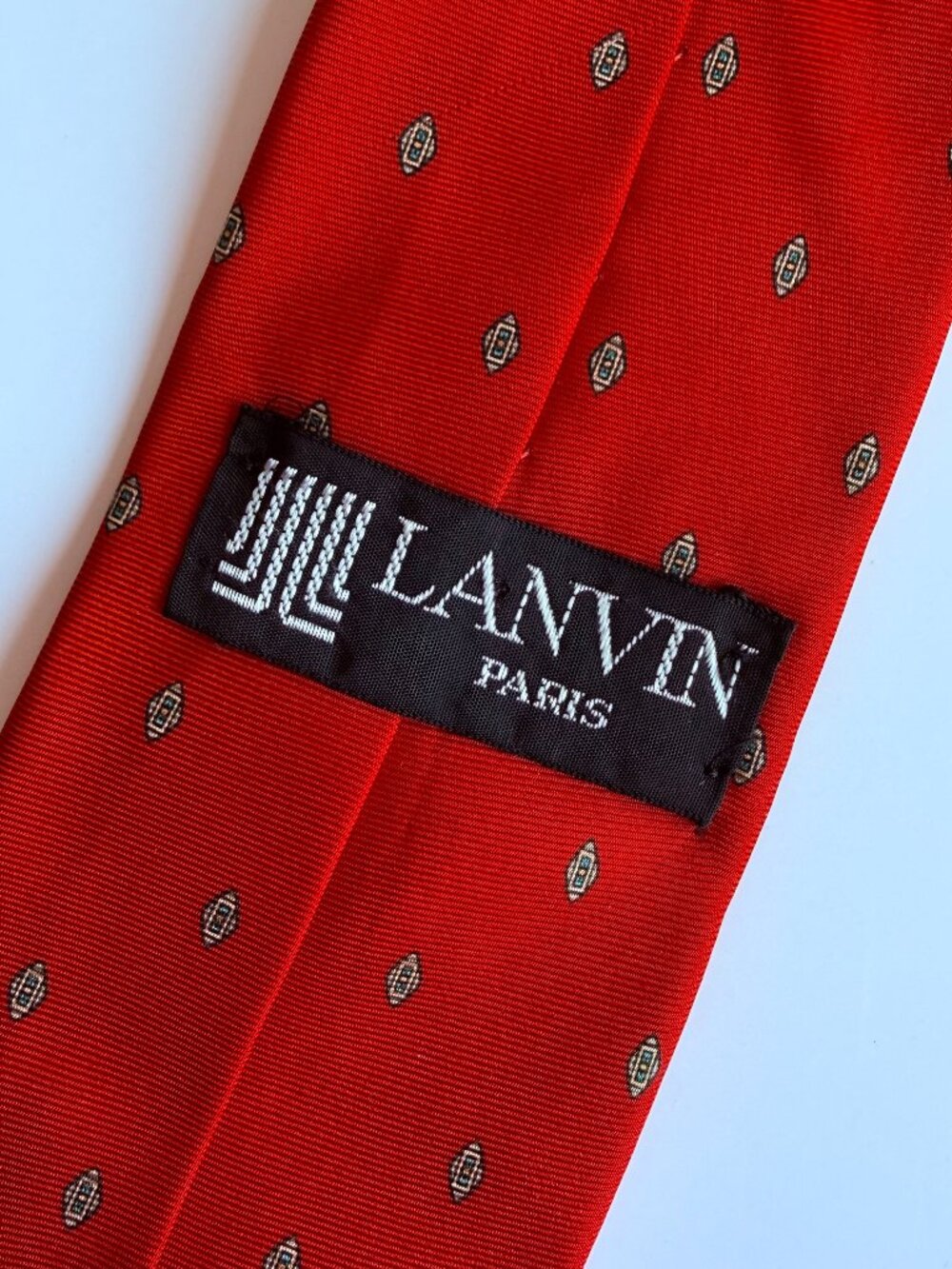 Lanvin Men's Red Necktie
